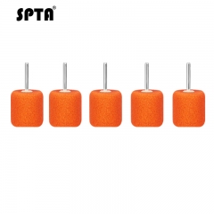 5Pcs Orange Cylinder Burrs