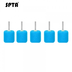 5Pcs Blue Cylinder Burrs