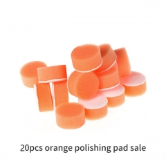 20Pcs Orange Flat Polishing Pads