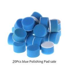 20Pcs Blue Flat Polishing Pads