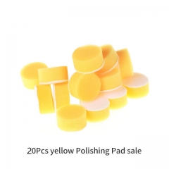 20Pcs Yellow Flat Polishing Pads
