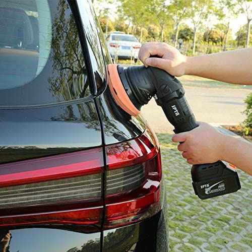 SPTA 5 (125mm) Cordless Car Polisher, 15mm Orbit New Version Cordless  Polisher with EU Plug for Charger-GX5966