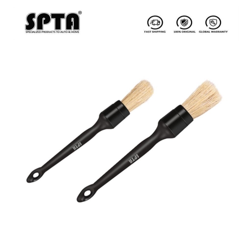 SPTA Handle Car Detail Brush with Natural Boar's Hair Vehicle