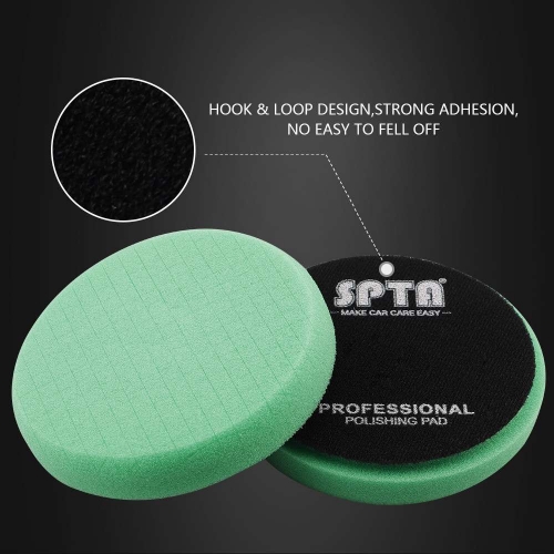 SPTA Microfiber Applicator Pads, 9Pcs 5 inch Car Wax Applicator Hand  Polishing Microfiber Foam Pads Set with Grip of Elastic Band, Microfiber  Buffing