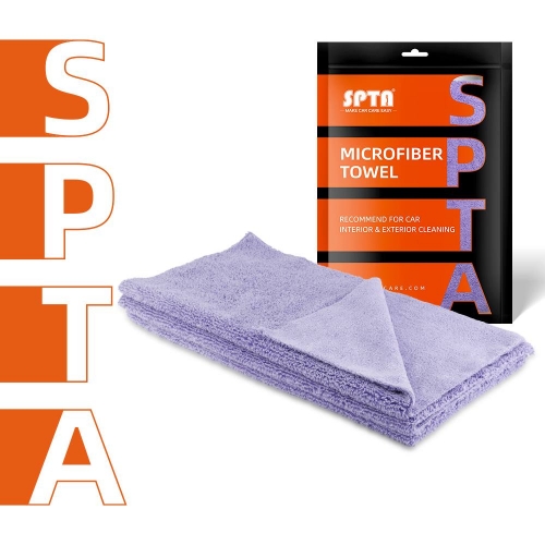 SPTA Microfiber Edge Polishing Towel Car Washing Towel For Wax Removal Extra Soft Car Wash Microfiber Cloth