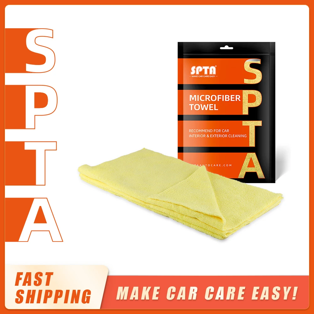 SPTA Microfiber Edgeless Coating Towel Car Washing TowelCar Care Cloth Auto Cleaning Drying Cloth