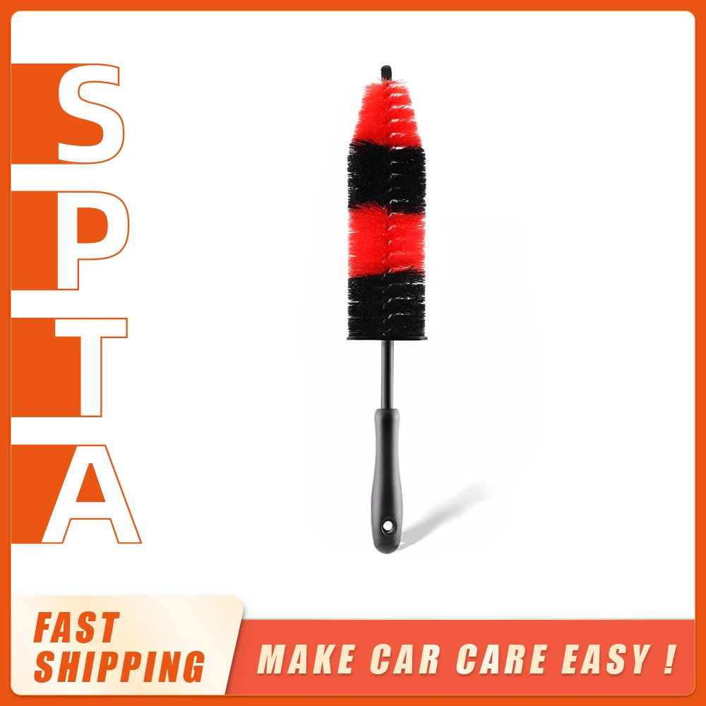 SPTA Car Wheel Brush Car Beauty Accessories Auto Detailing Cleaning for Car Wheel Hubs Tire Rims Cleaning