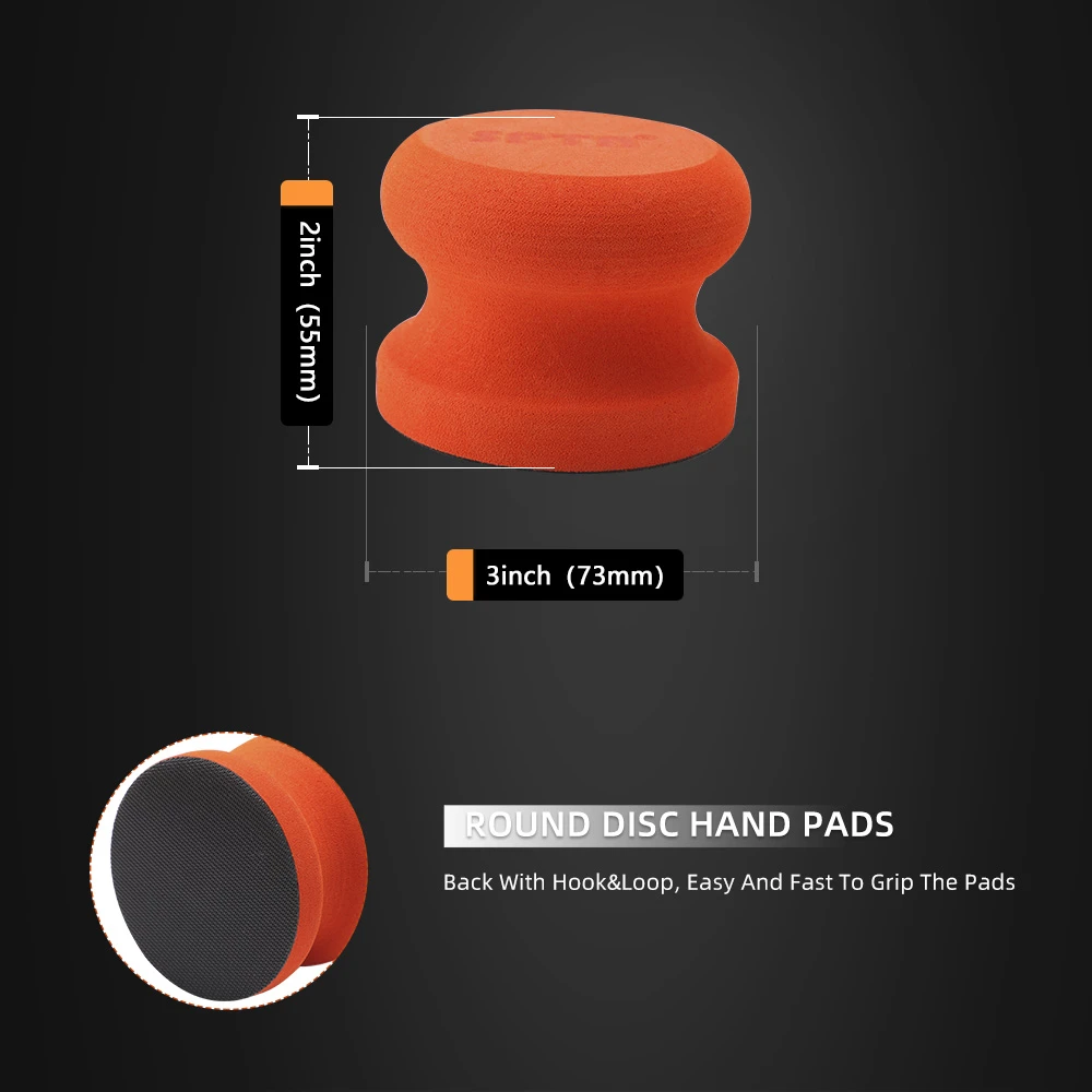 SGCB Car Hand Wax Applicator Pad Kit 3 Inch Dia Sponge Tire Dressing  Applicator Pad with Grip Tire Shine Compound Applicator Pad China  Manufacturer