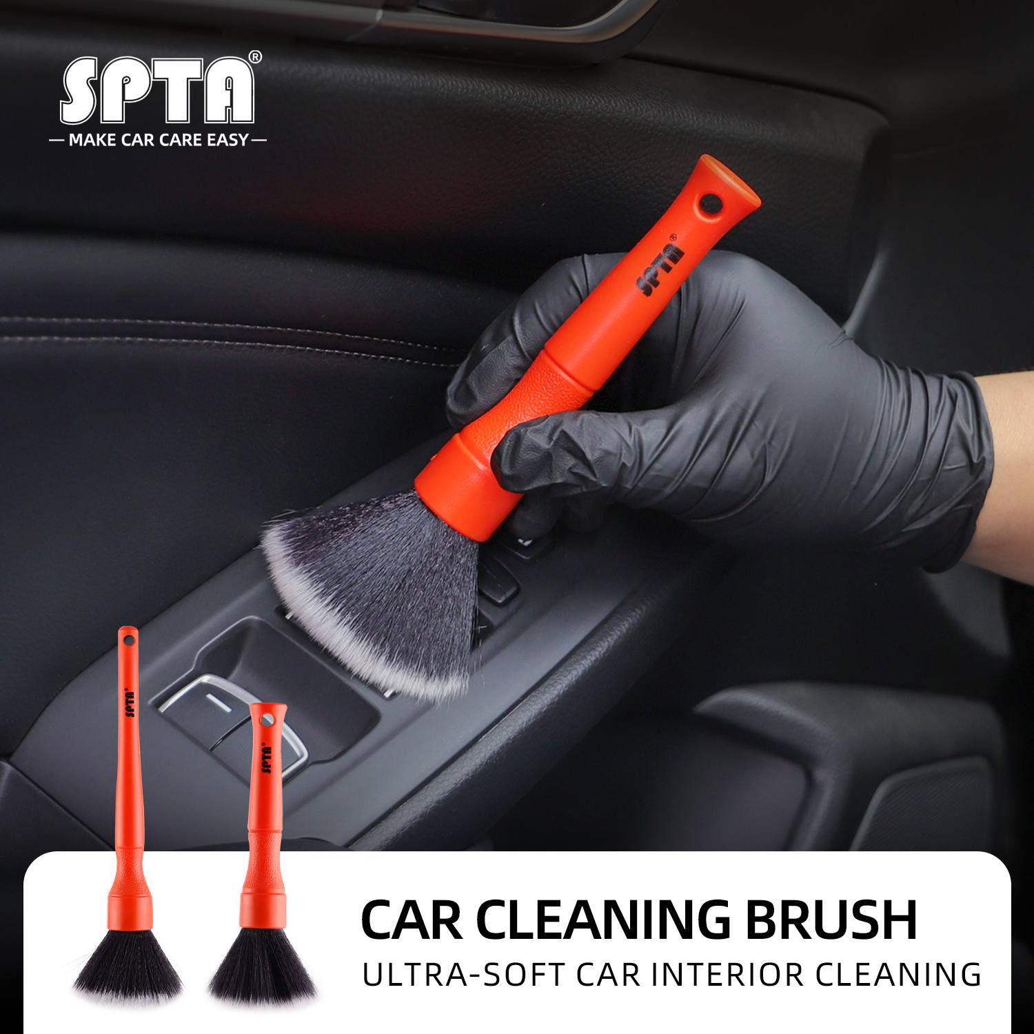 1PC Car Detailing Brushes Automobile Interior Soft Bristles Brush
