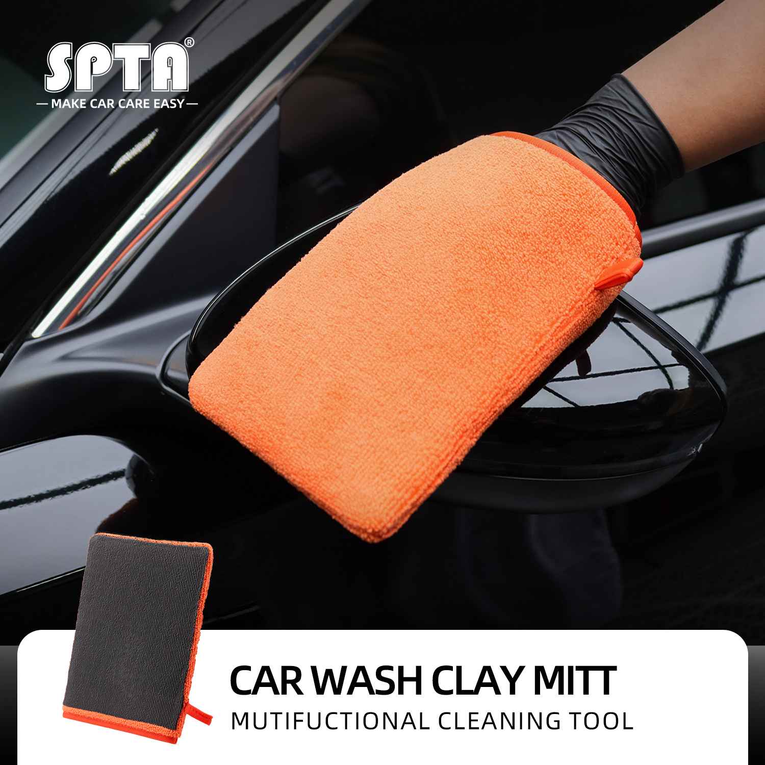 Clay Bar Mitt Clay Glove Detailing Cleaning Faster Than Clay Bar