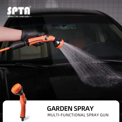 SPTA Hand-Held Multi-functional Watering Spray Gun Car Wash High Pressure Sprayer Garden Spray Nozzle Irrigation Sprayer