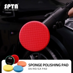 SPTA Buffing Polishing Pads, 5Pc 7.5 Inch Face for 7 Inch Backing Plate,  Compound Buffing Sponge Pads Cutting Polishing Pad Kit for Car Buffer