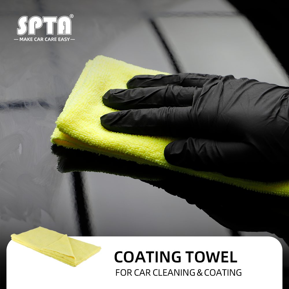 SPTA Car Detailing Brush Boar Hair Detailing Brush for Cleaning Air Vents  Engine Bays, Dashboard & Wheels - 5Pcs Set