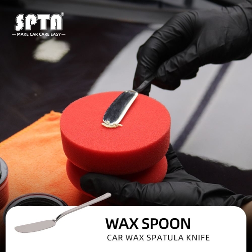 SPTA Wax Spoon For Car Wax Paste Wax Tool Car Wax Spatula Knife