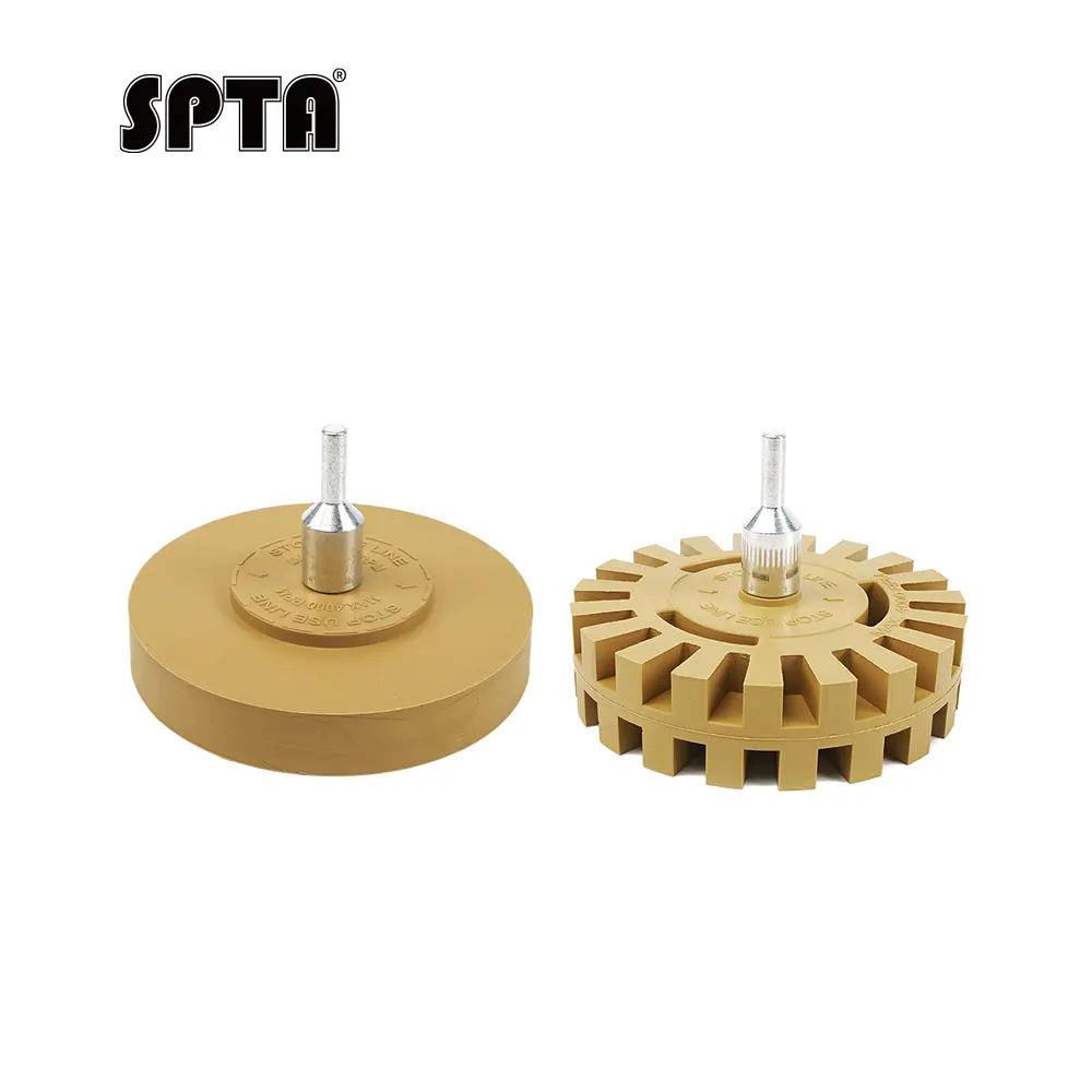 SPTA Decal Eraser Wheel,Decal Remover Eraser, Stripe Off Wheel, Pinstripe, Adhesive Remover