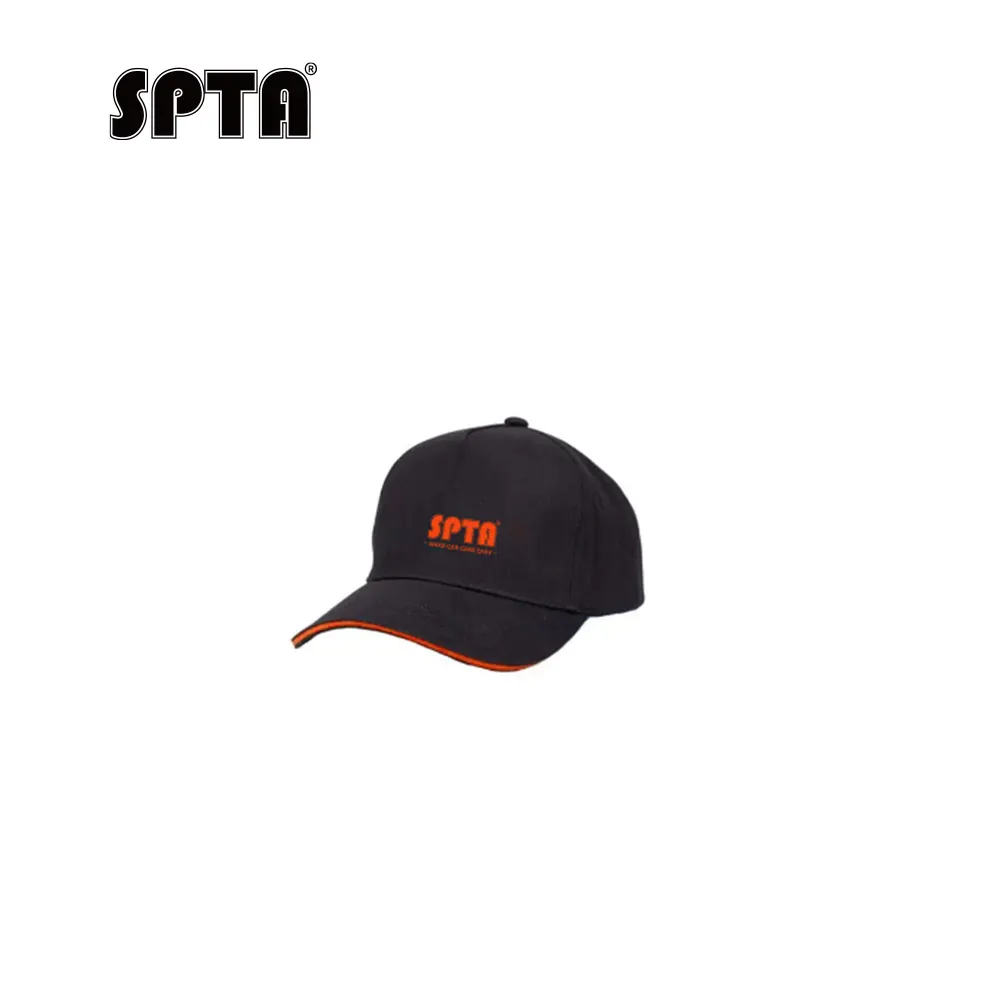 SPTA Detailing Hat,Snapback Hat Floral Black Patch, Red LOGO,Black Snapback Closure,Outdoor Cap