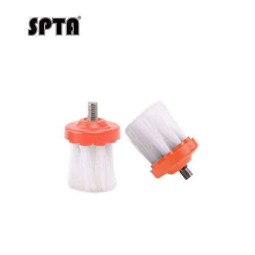 SPTA 1 inch Mini Brush for Mini Car Polisher Car Detail Brush Made With PP Bristle For Home & Carpet & Office & More