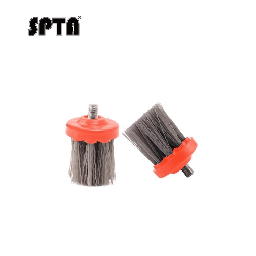 SPTA 1 inch Mini Brush for Mini Car Polisher Car Detail Brush Made With PP Bristle For Home & Carpet & Office & More