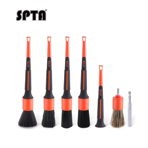 SPTA DF024 Car Detailing Brush, 5Pcs Detailing Brush Set